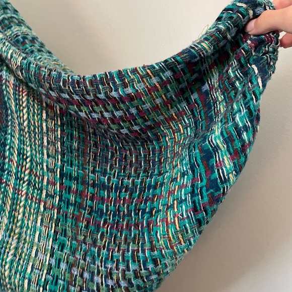 Free People Blue Multi Color Shawl - Picture 5 of 6